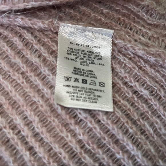 Anthropologie Sleeping on Snow Primula Cocoon Open Cardigan Sweater Pink - Picture 4 of 6